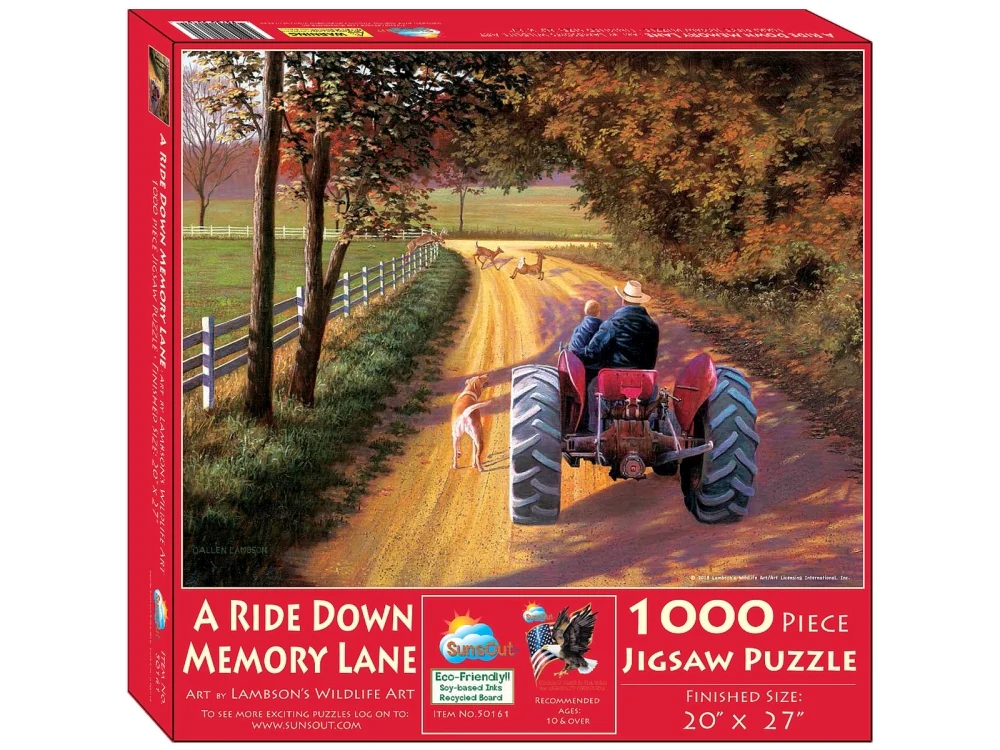 A Ride Down Memory Lane 1000 Piece Jigsaw