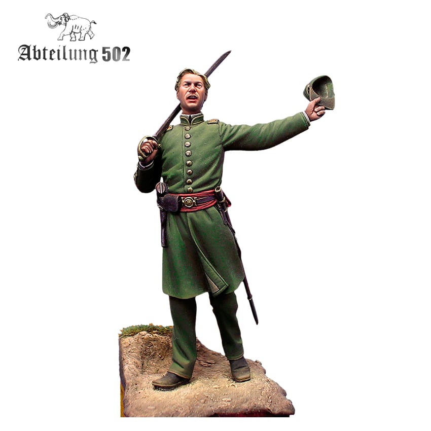 Abteilung 502 Historical 5Th Georgia Infantry Clinch Rifles 1861 Resin Figure 54mm - Image 2