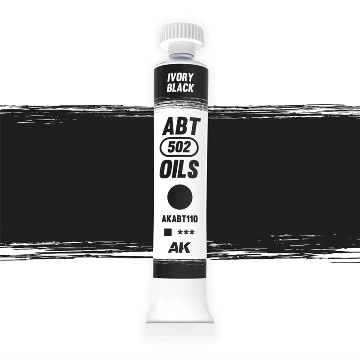 Abteilung 502 Oil Paint 20ml - Black