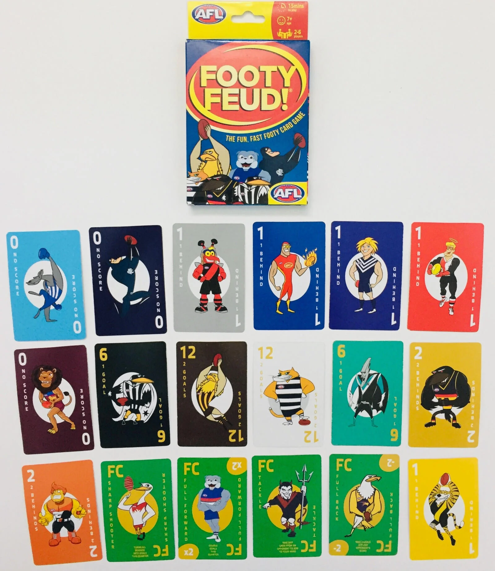 AFL Footy Feud + NRL Footy Feud Rookie Card Game (Assortment of 12) - Image 4