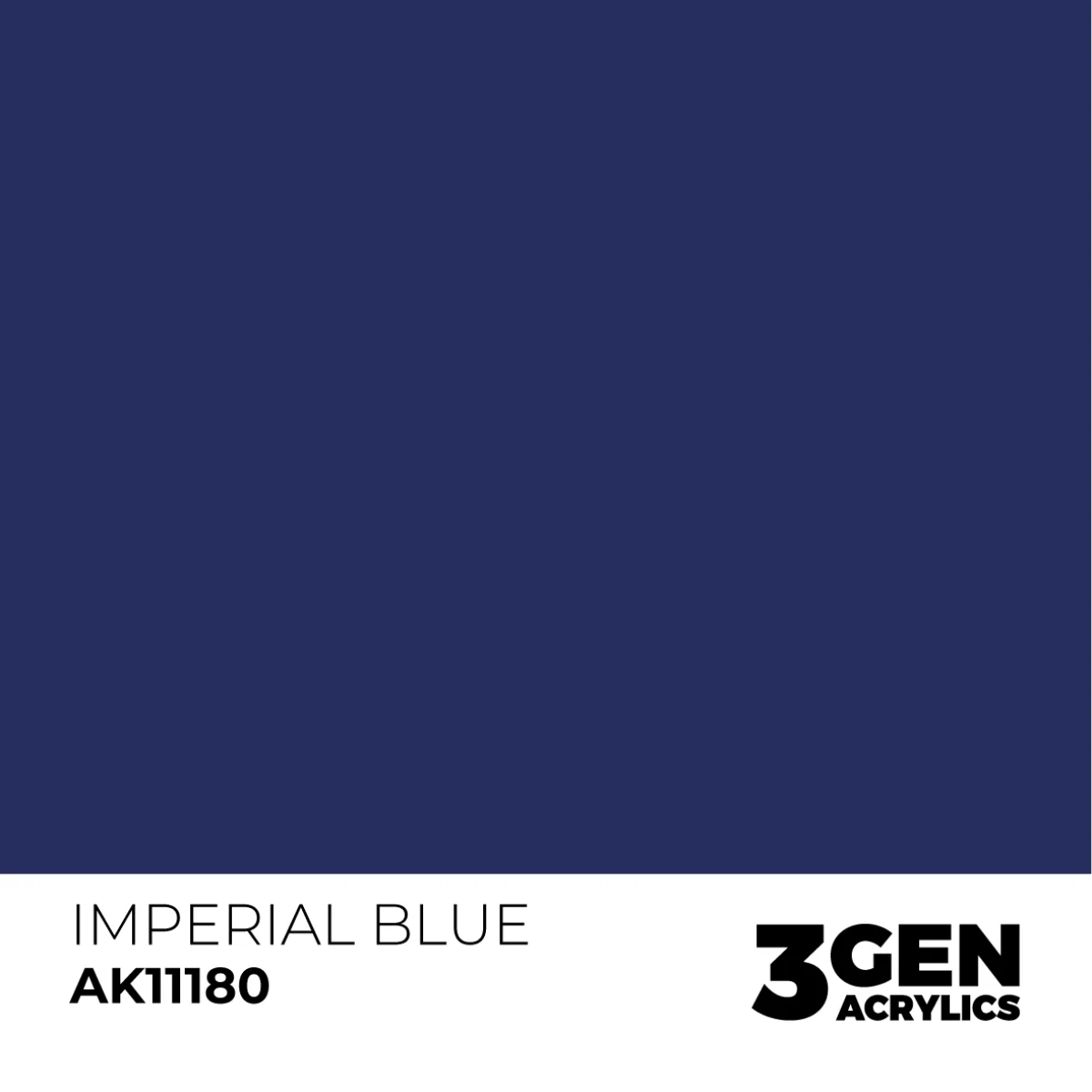AK Interactive 3 Gen Acrylic Metallic Modeling Colour 17ml - Imperial Blue - Image 2