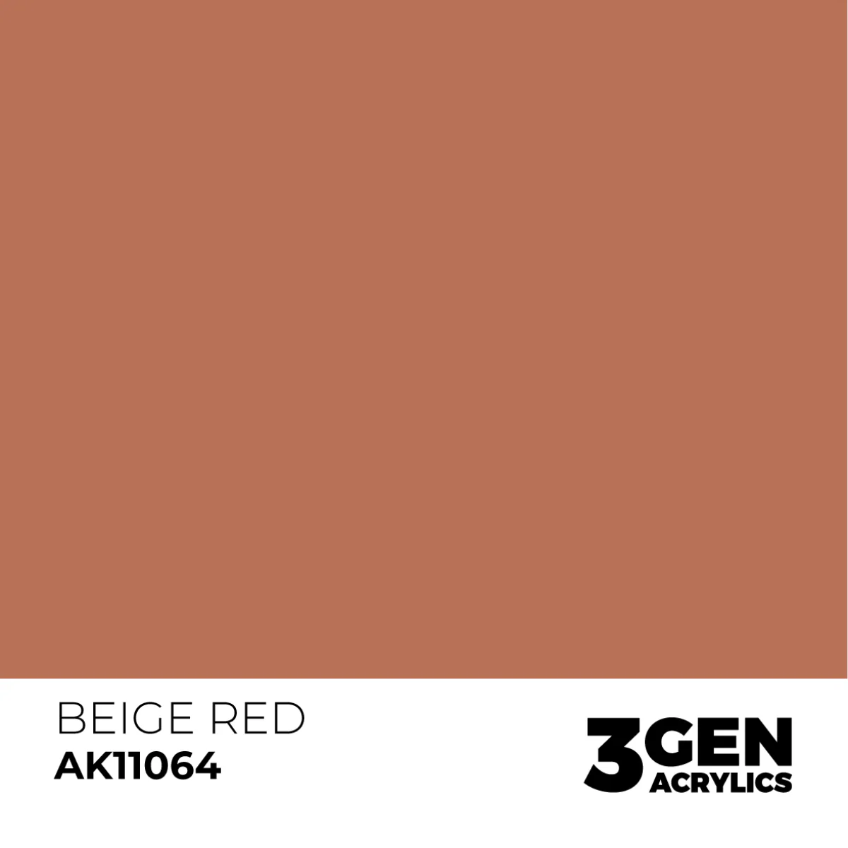 AK Interactive 3 Gen Acrylic Modeling Color 17ml - Beige Red - Image 2