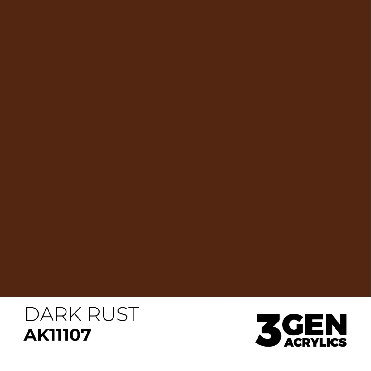 AK Interactive 3 Gen Acrylic Modeling Colour 17ml - Dark Rust - Image 2