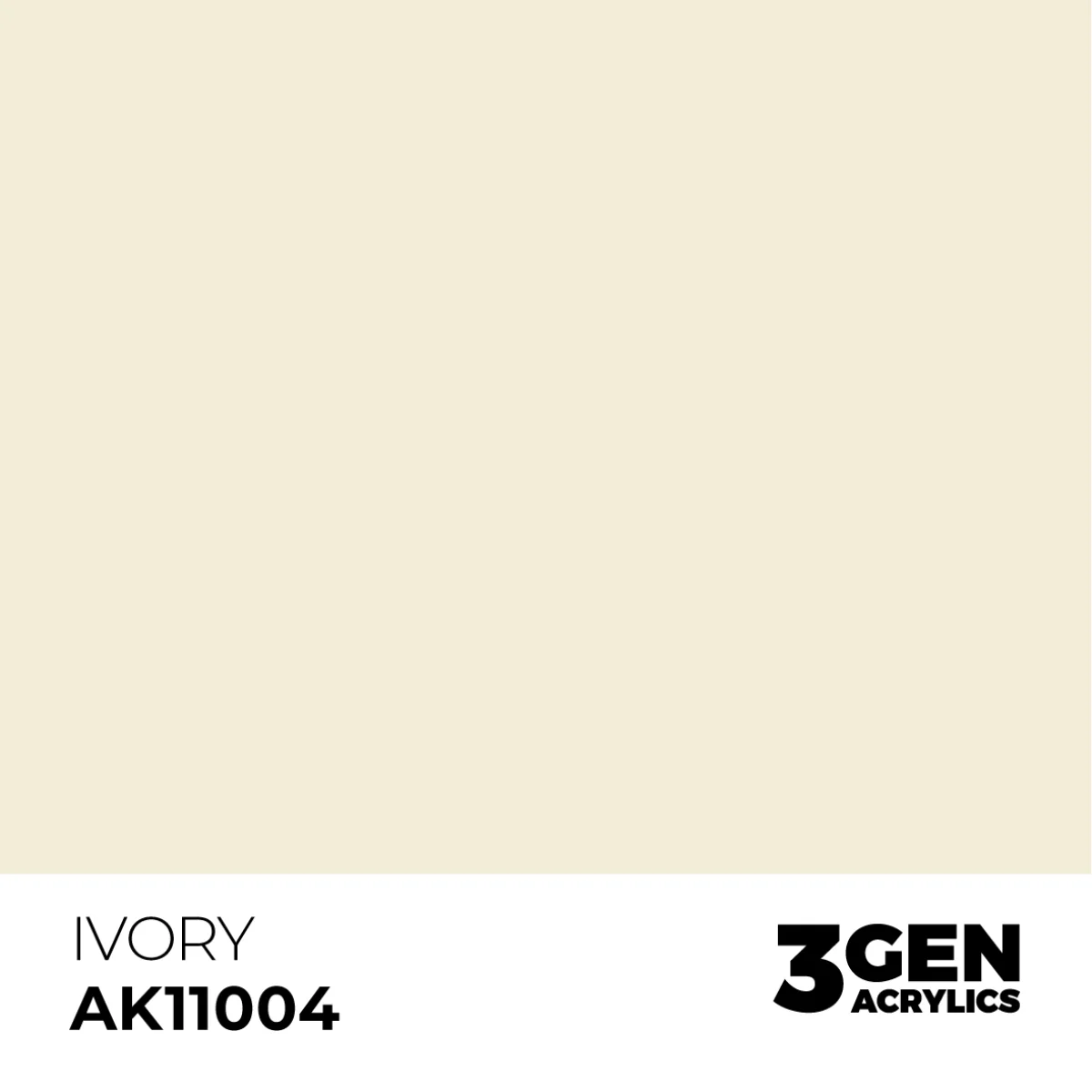 AK Interactive 3 Gen Acrylic Modeling Colour 17ml - Ivory - Image 2