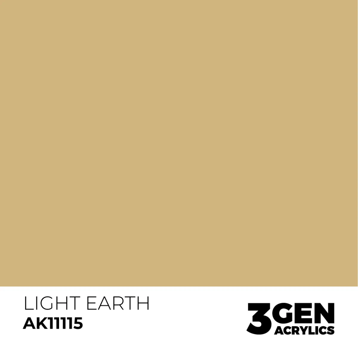 AK Interactive 3 Gen Acrylic Modeling Colour 17ml - Light Earth - Image 2