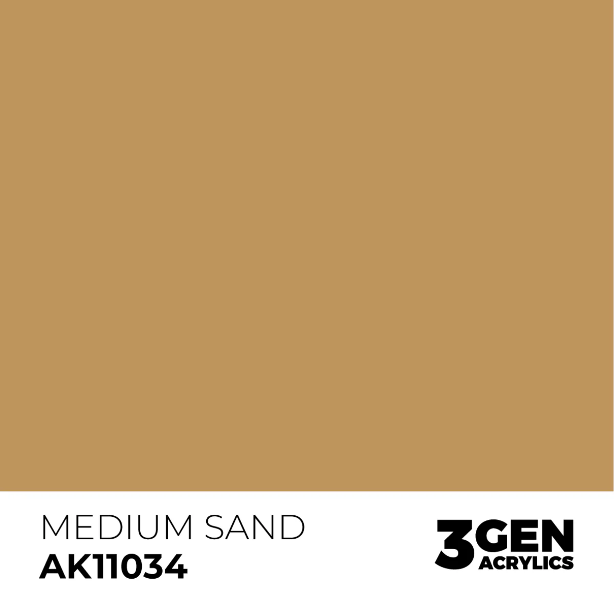 AK Interactive 3 Gen Acrylic Modeling Colour 17ml - Medium Sand - Image 2