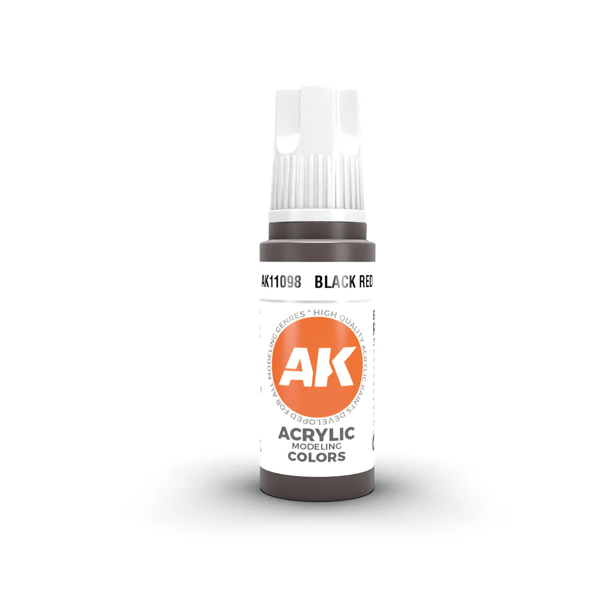 AK Interactive 3 Gen Acrylic Modelling Paint 17ml - Black Red