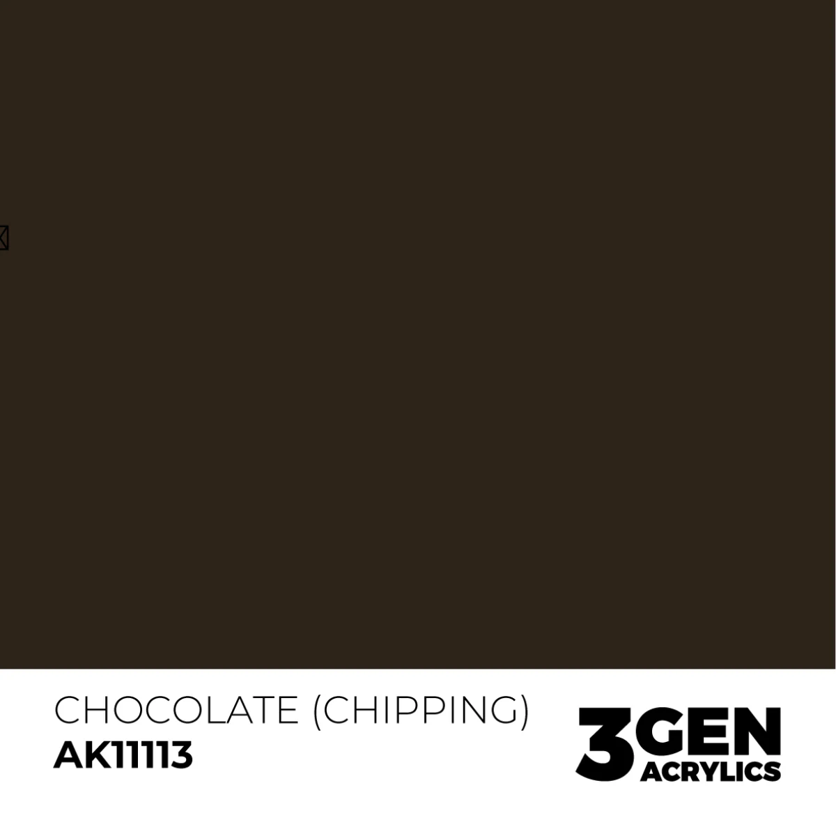 AK Interactive 3 Gen Acrylic Paint 17ml - Chocolate (Chipping) - Image 2