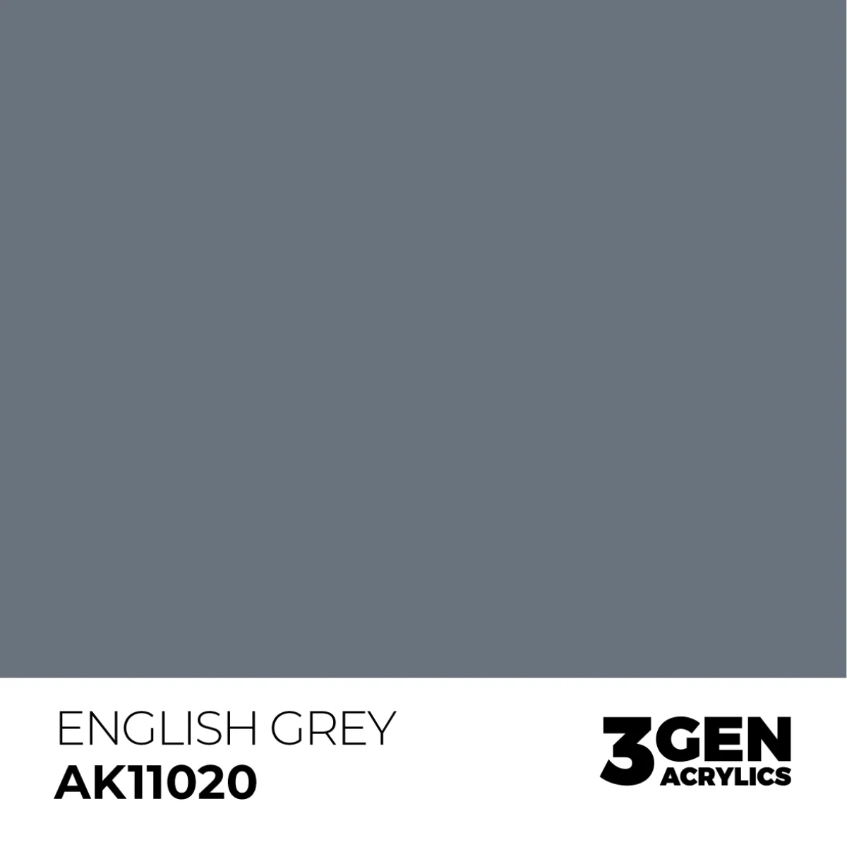 AK Interactive 3 Gen Acrylic Paint 17ml - English Grey - Image 2