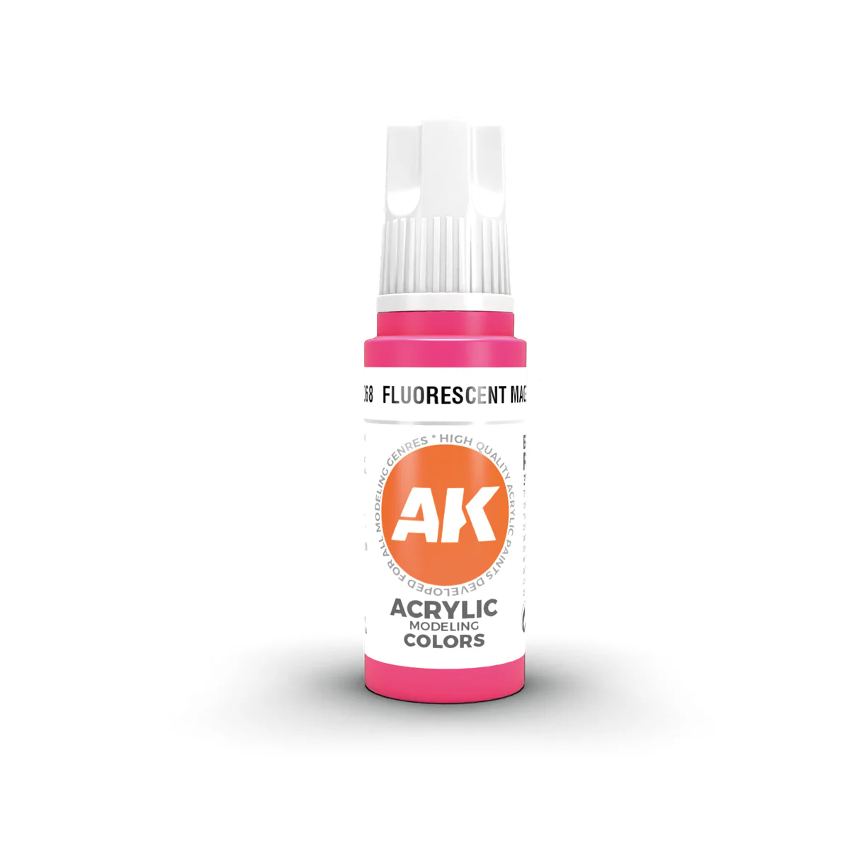 AK Interactive 3 Gen Acrylic Paint 17ml - Fluorescent Magenta
