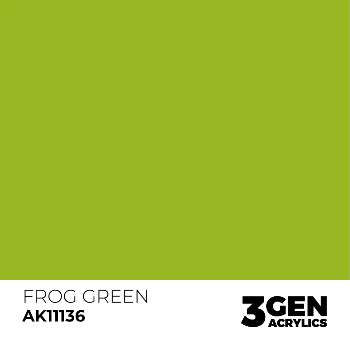 AK Interactive 3 Gen Acrylic Paint 17ml - Frog Green - Image 2