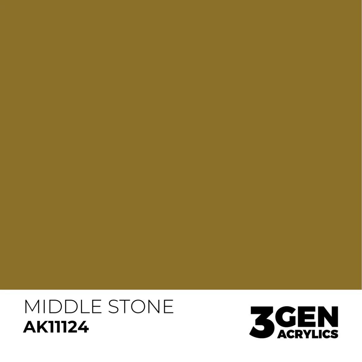 AK Interactive 3 Gen Acrylics Modelling Paint 17ml - Middle Stone - Image 2