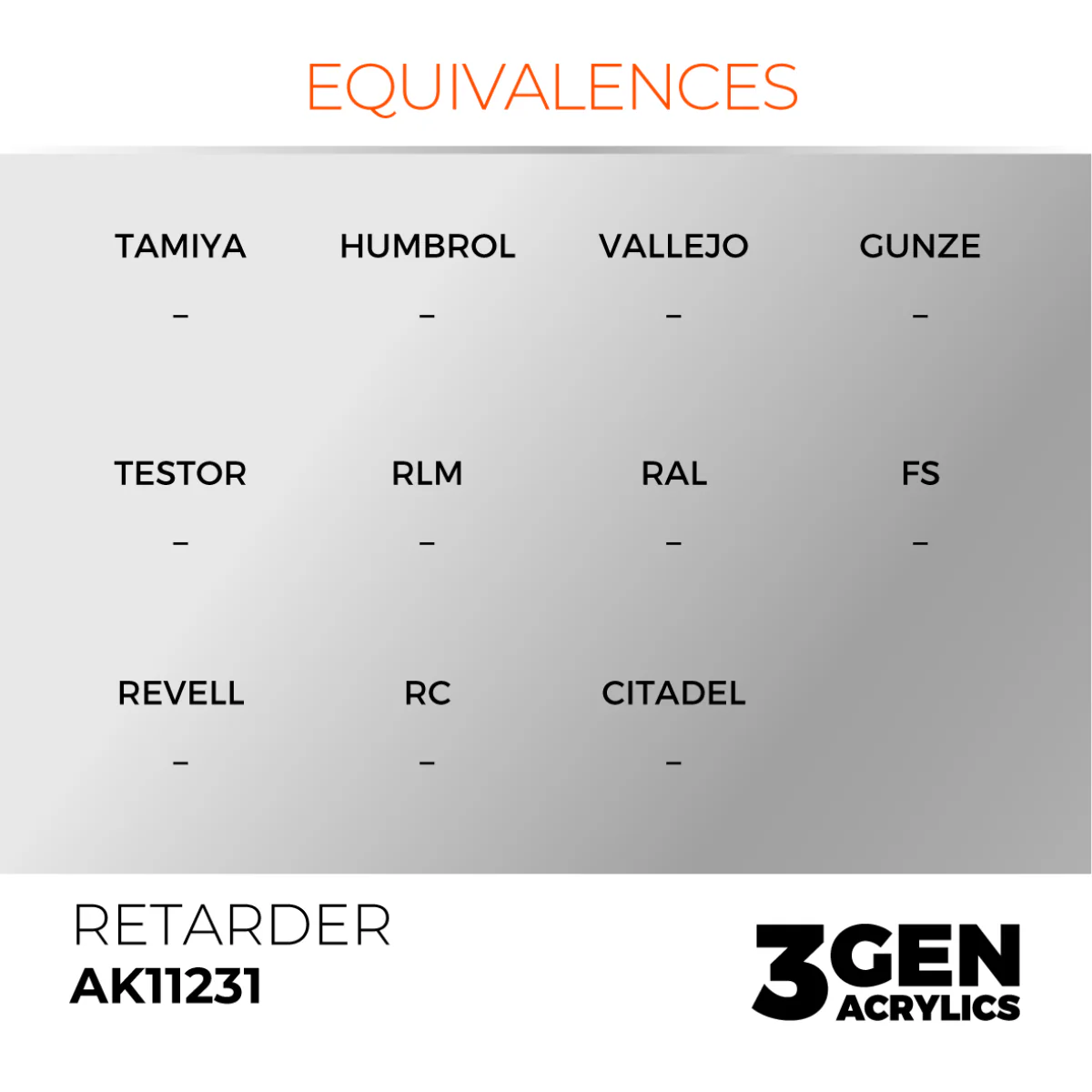AK Interactive 3 Gen Auxiliary Modeling Colour 17ml - Retarder - Image 3