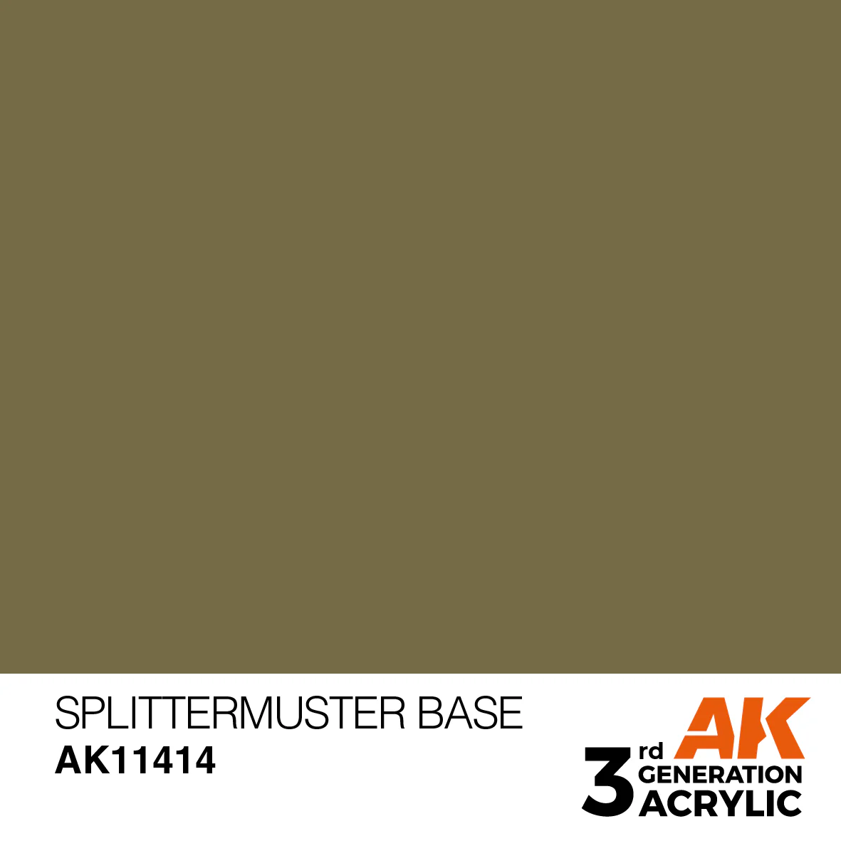 AK Interactive 3 Gen Figure Acrylic Paint 17ml - Splittermuster Base - Image 2