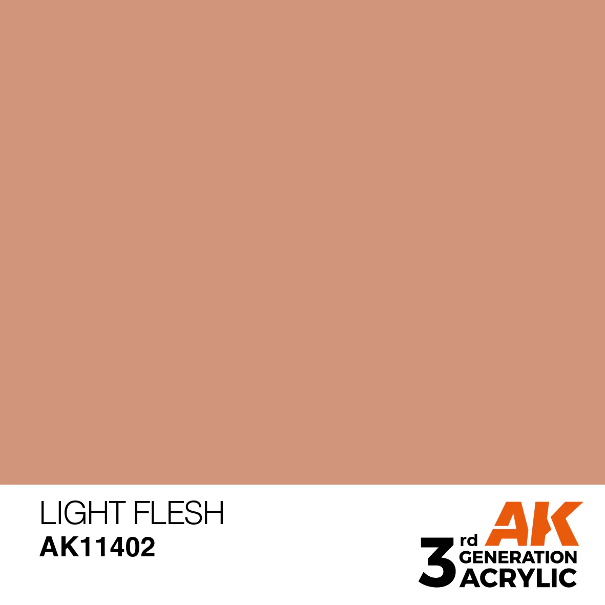 AK Interactive 3 Gen Figures Acrylic Paint 17ml - Light Flesh - Image 2