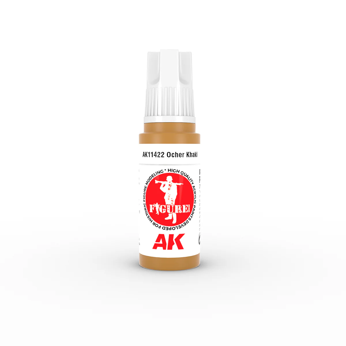 AK Interactive 3 Gen Figures Acrylic Paint 17ml - Ocher Khaki