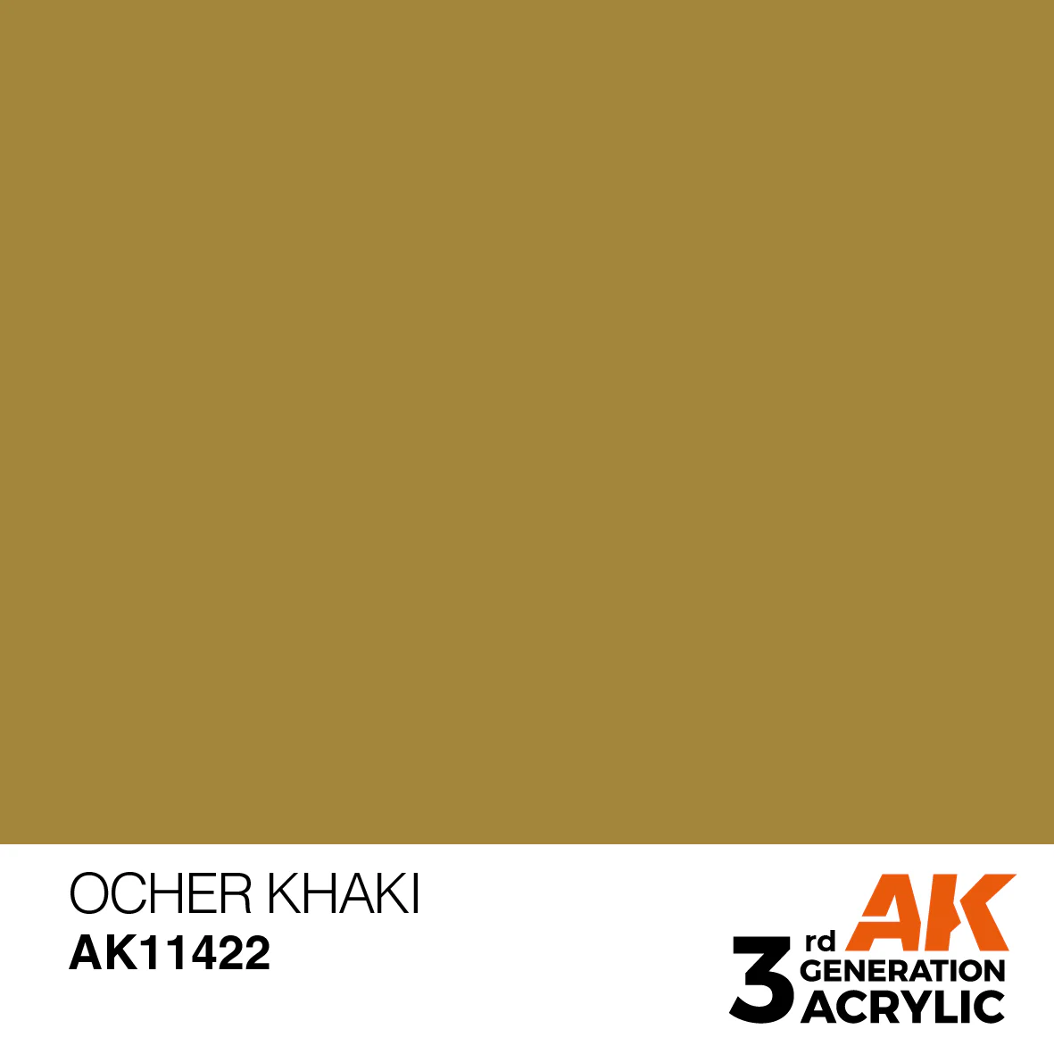 AK Interactive 3 Gen Figures Acrylic Paint 17ml - Ocher Khaki - Image 2
