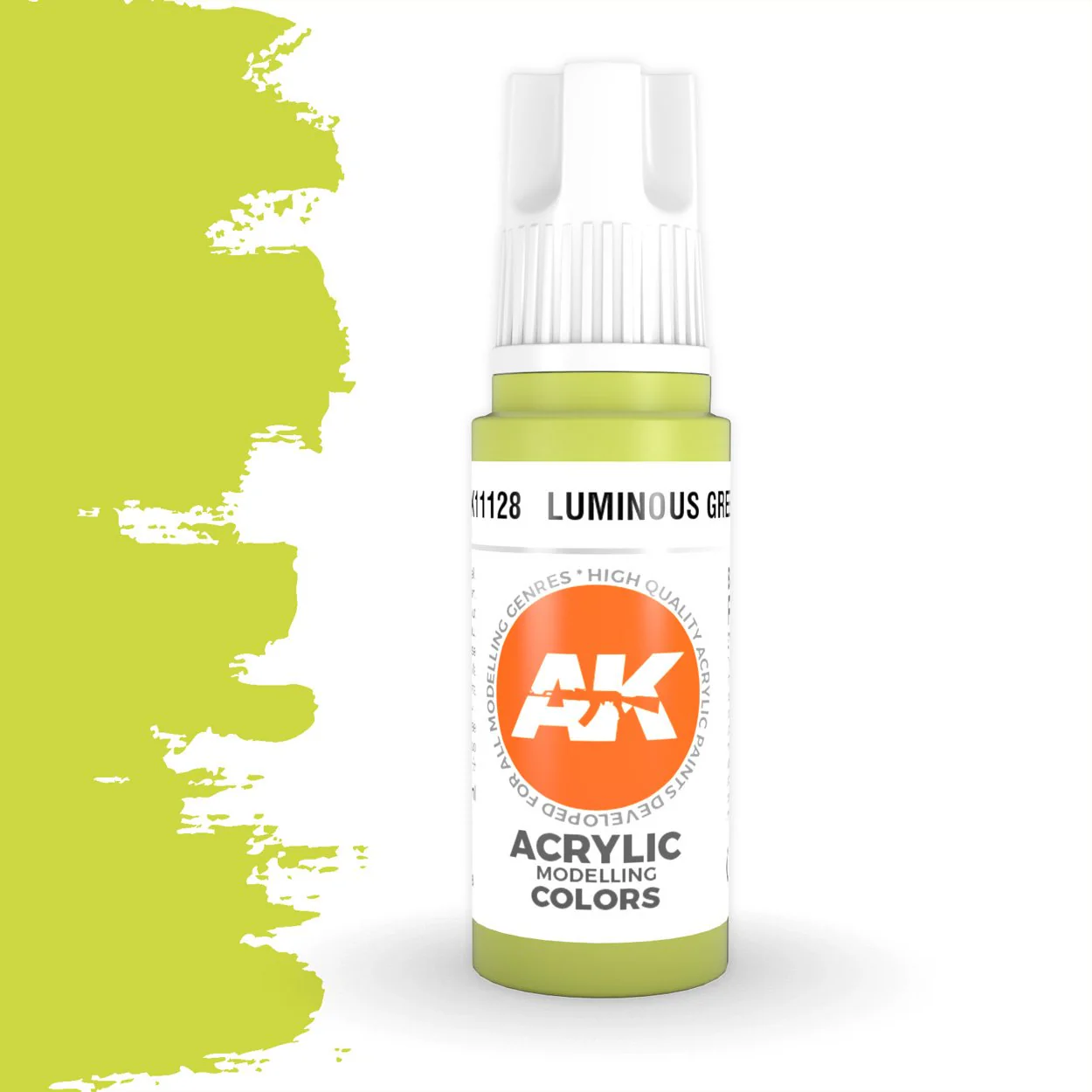 AK Interactive 3 Generation Acrylic Modeling Paint 17ml - Luminous Green - Image 2