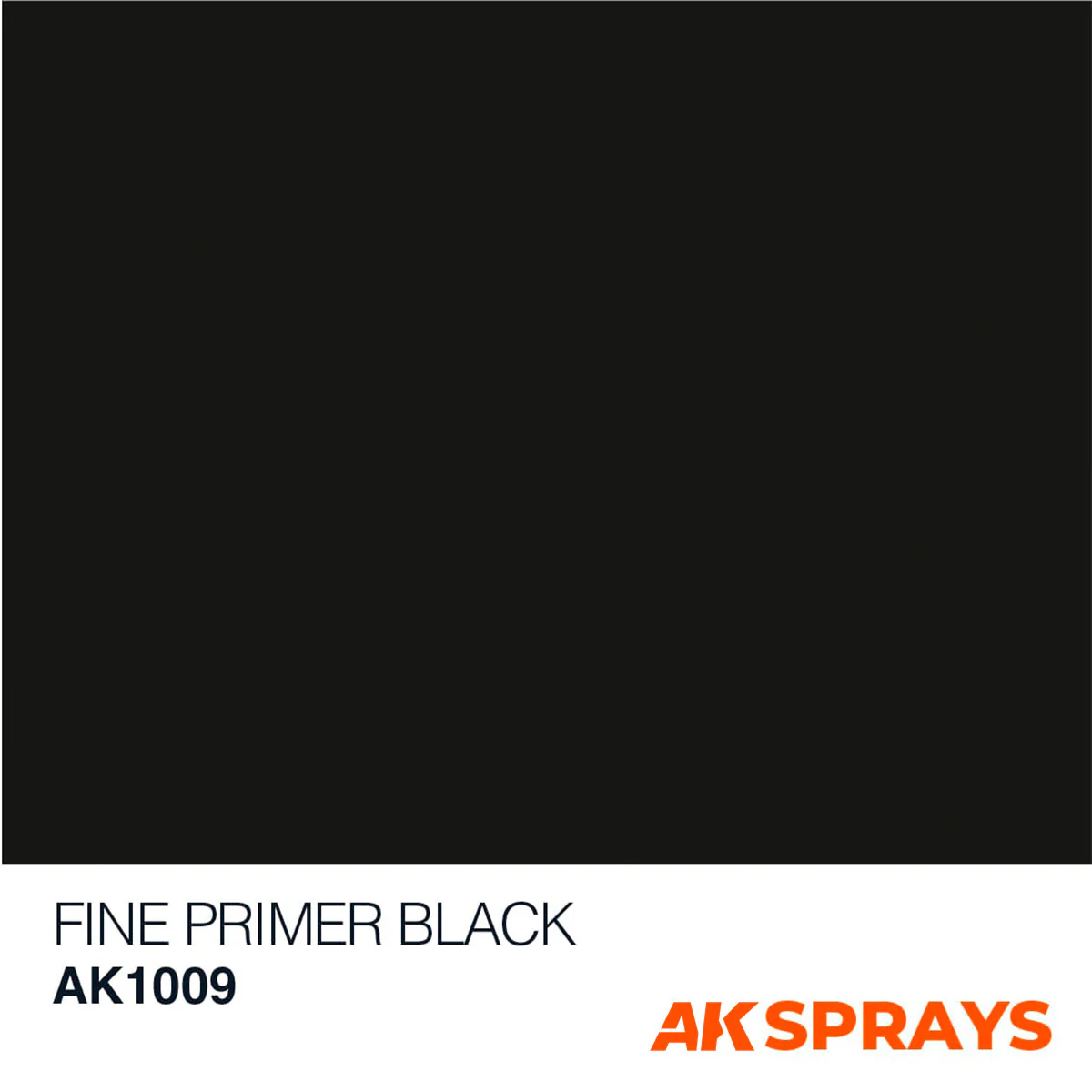 AK Interactive Aerosol Spray Fine Primer with Includes 2 Nozzles 400ml - Black - Image 2