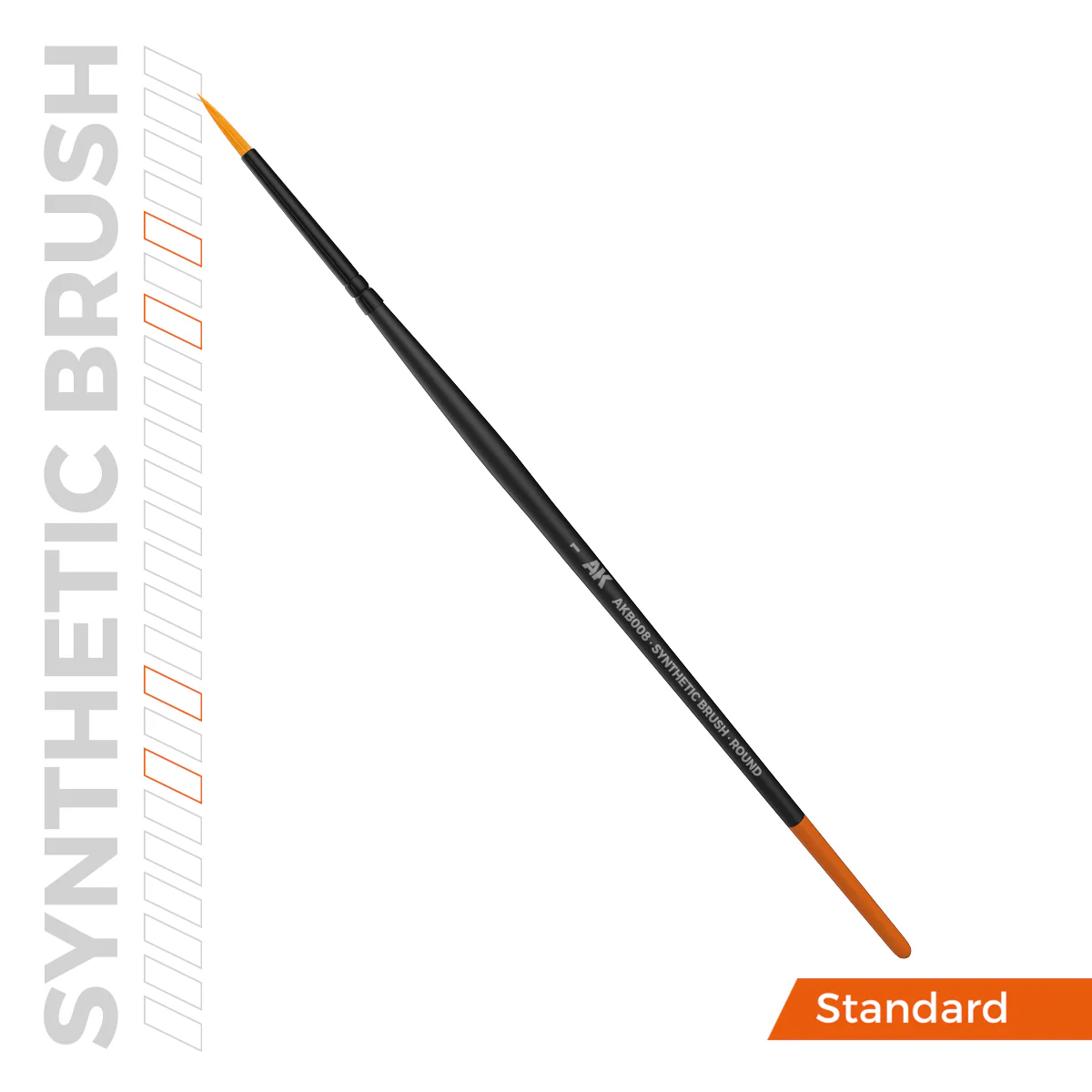 AK Interactive AKB008 Synthetic Round Brush Size 1 - Image 3