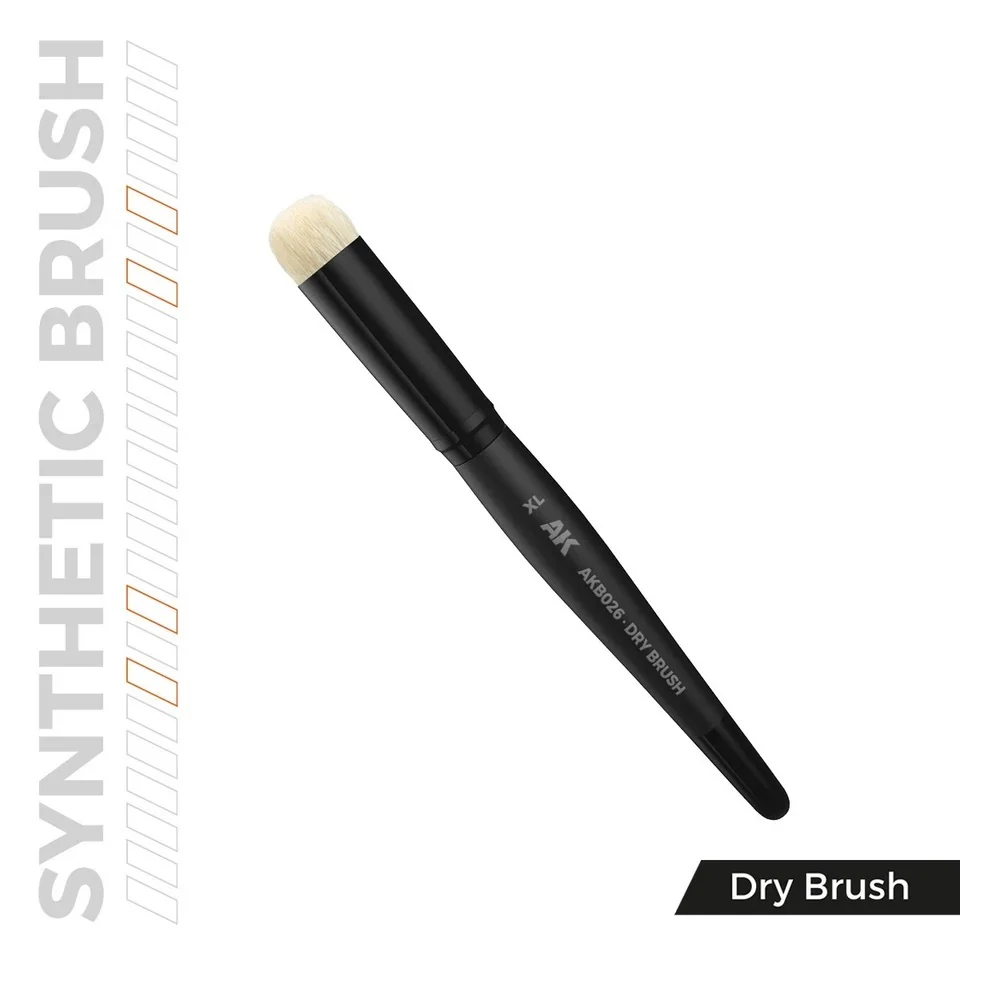 AK Interactive - Brushes - Synthetic Dry Brush - XL - Image 2