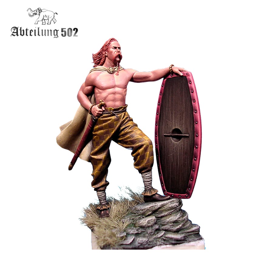 AK Interactive Celtic Warrior 3rd Century B.C. Resin Figure 54mm - Image 2