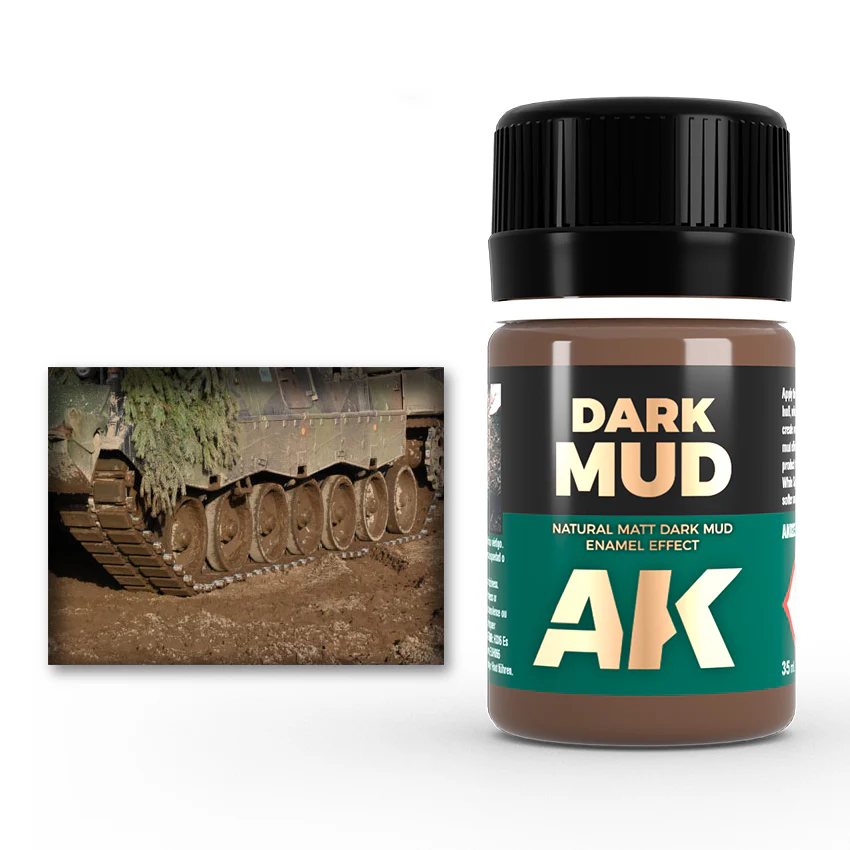 AK Interactive Dark Mud Enamel Effects 35ml
