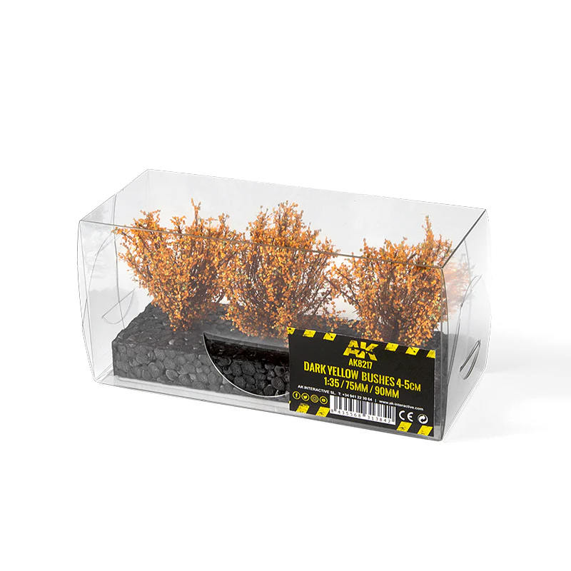 AK Interactive Dioramas Dark Yellow Bushes 4-6 cm