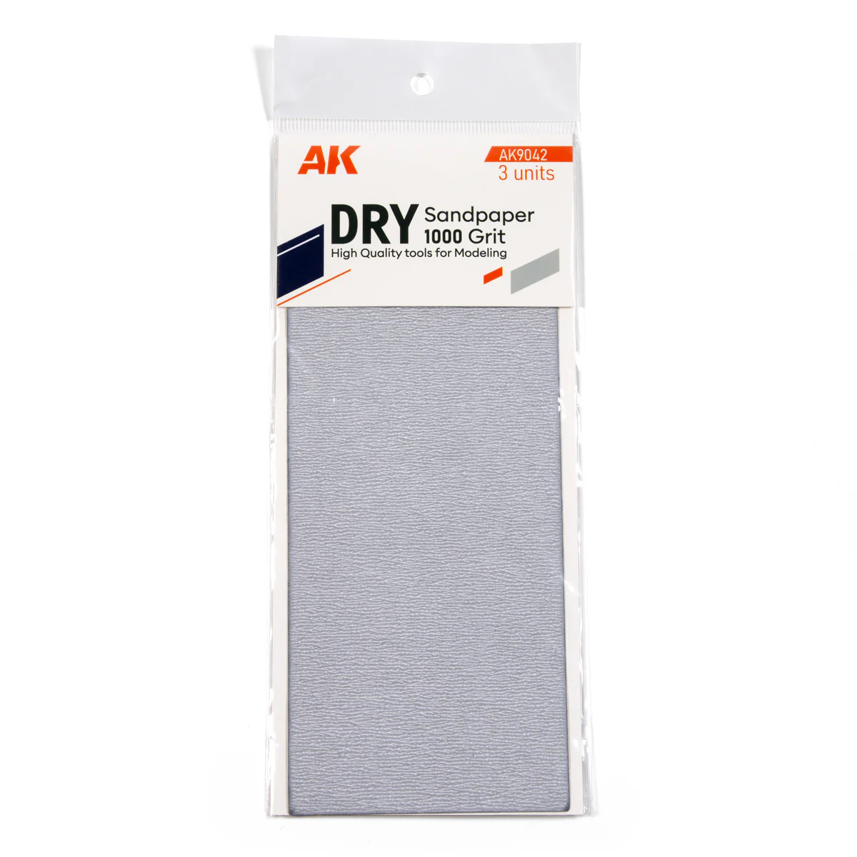 AK Interactive Dry Sandpaper 3-Piece Set - #1000 Grit