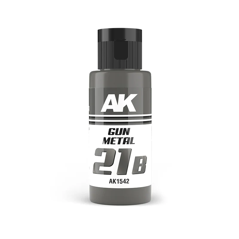 AK Interactive Dual Exo 21B 60ml - Gun Metal