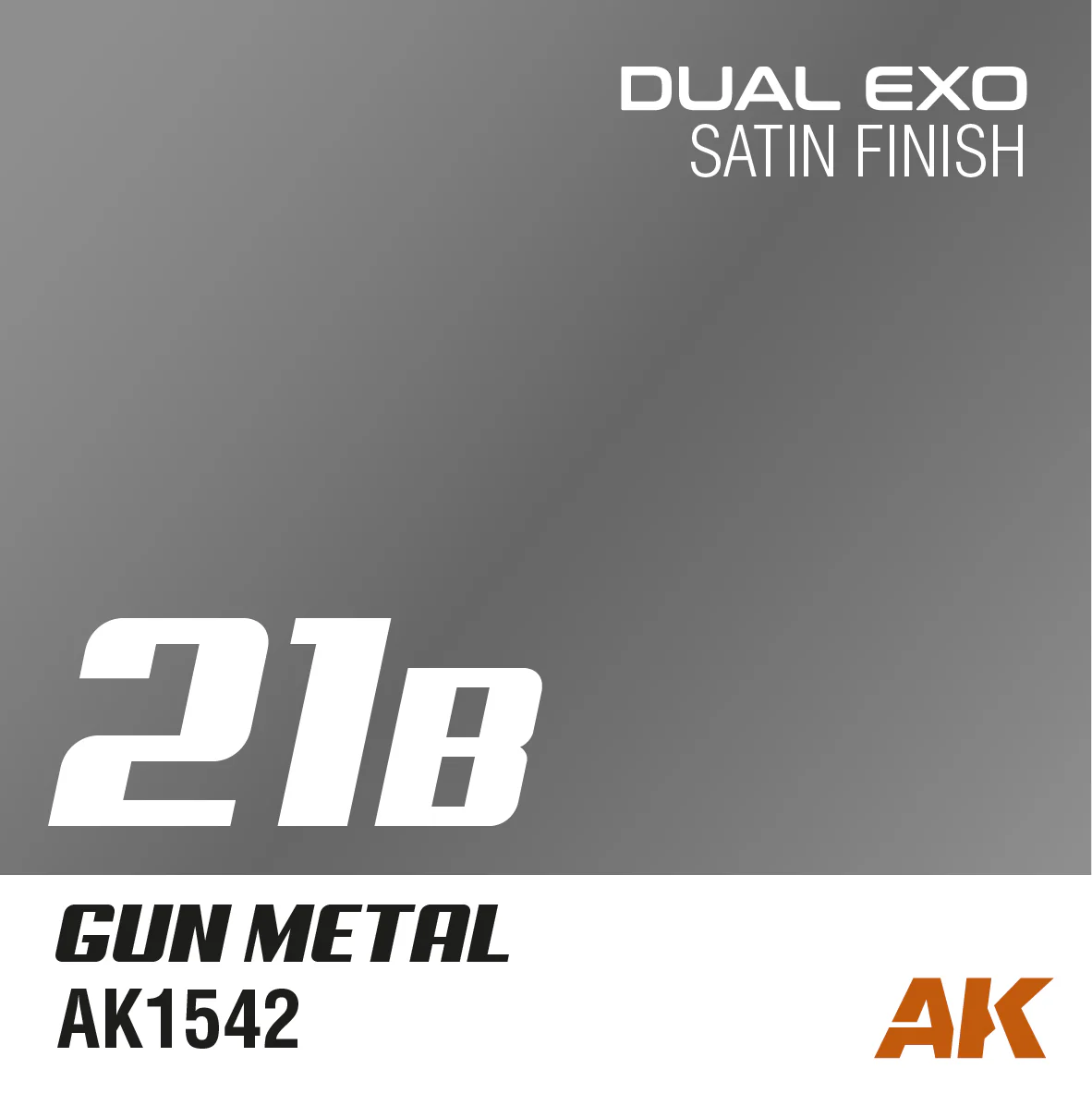 AK Interactive Dual Exo 21B 60ml - Gun Metal - Image 2