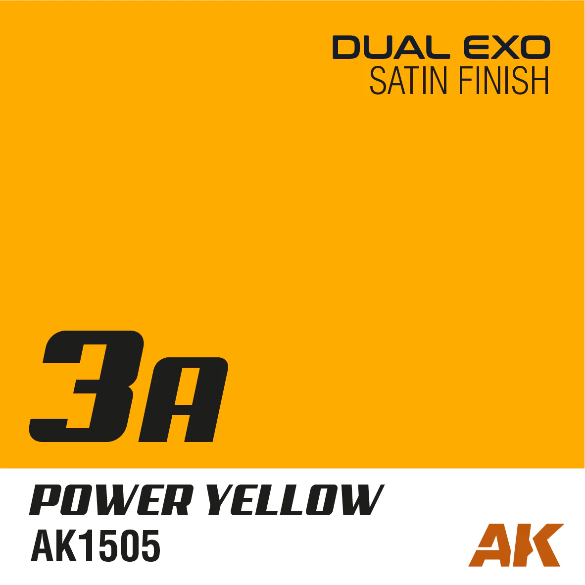 AK Interactive Dual Exo 3A 60ml - Power Yellow - Image 2