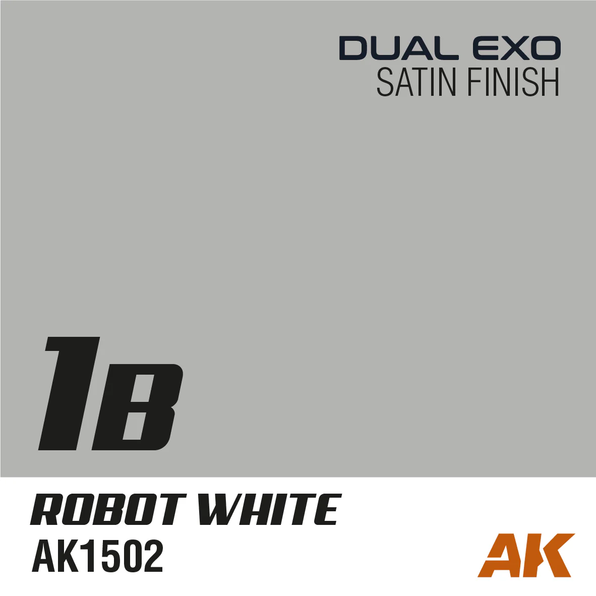 AK Interactive Dual Exo Acrylic Paint 60ml - 1B Robot White - Image 2