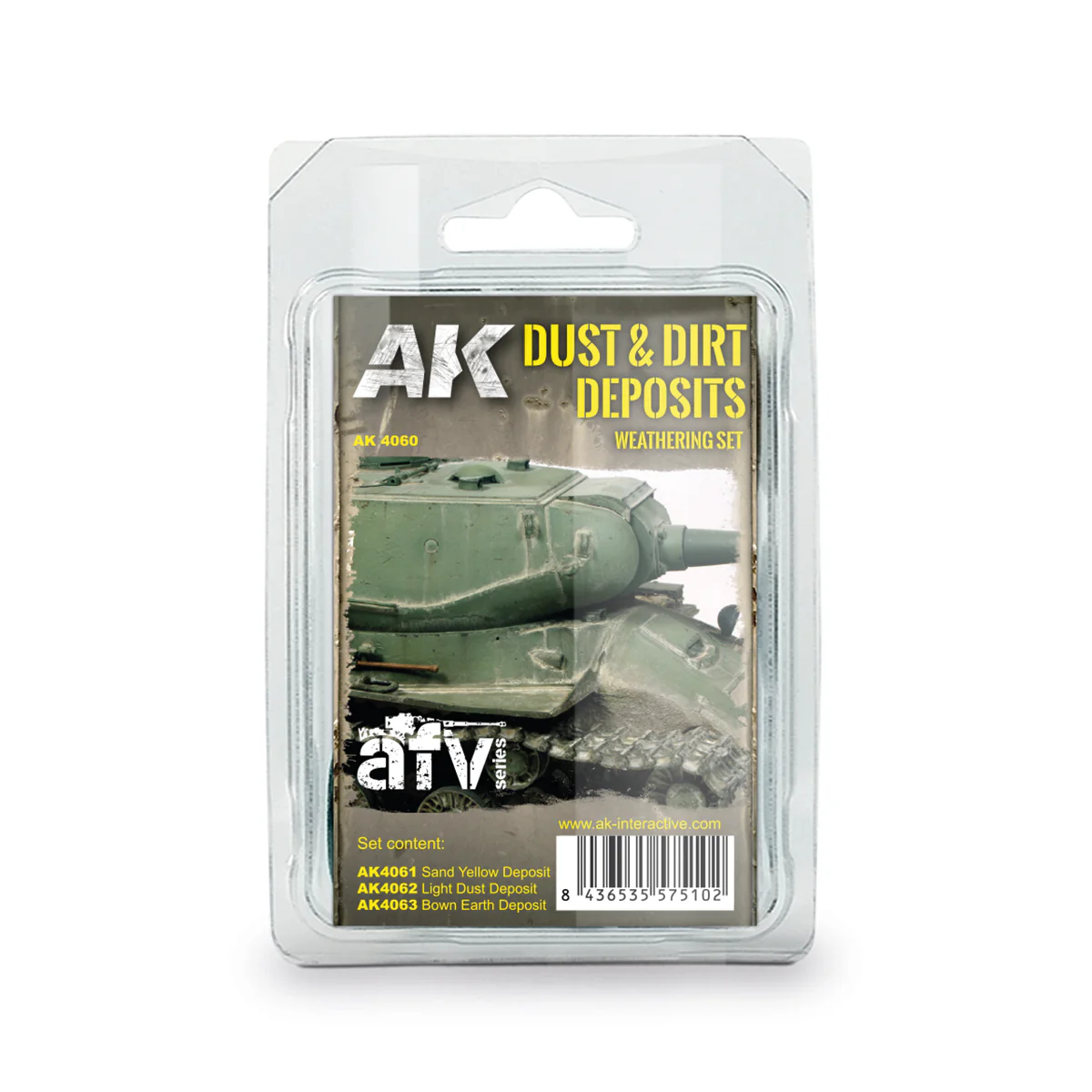 Ak Interactive Dust and Dirt Deposits Weathering Set