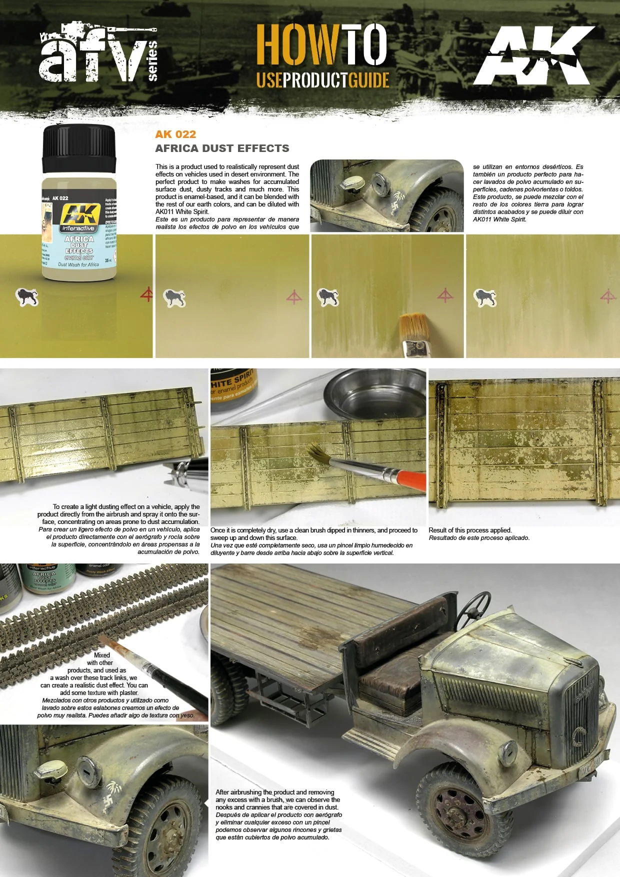 AK Interactive Enamel Colour 35ml - Africa Dust Effects - Image 2