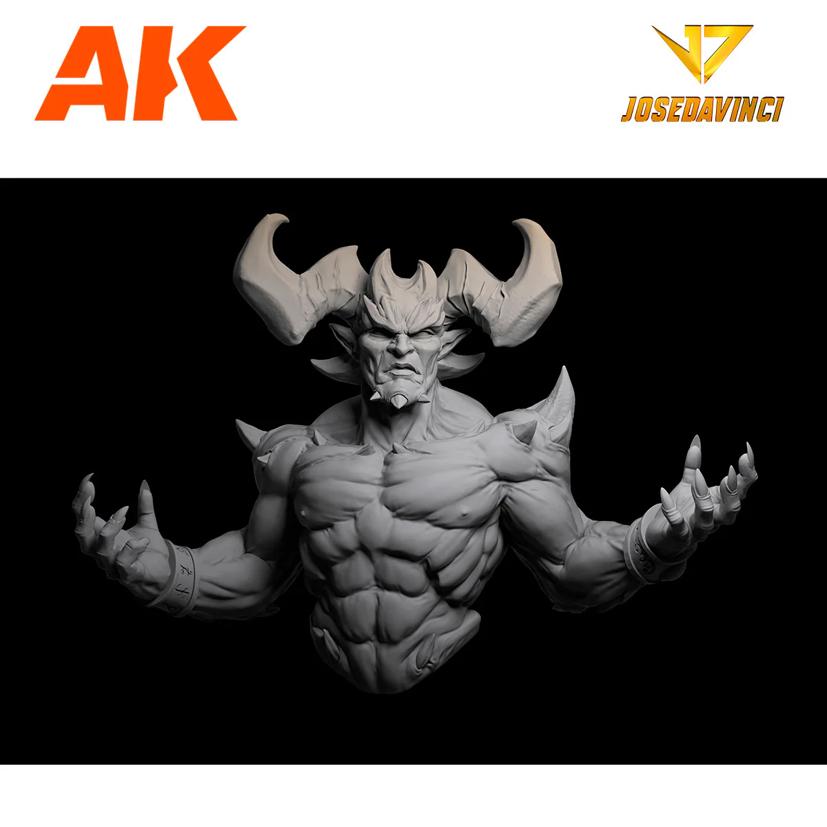 AK Interactive Fantasia Busto Ghorm Bust Figure - Image 4