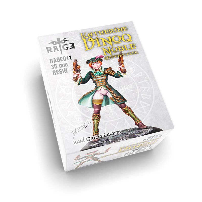 AK Interactive Fantasia Latorre Katherine Vinoq Noble Adventurer Resin Minature 35mm