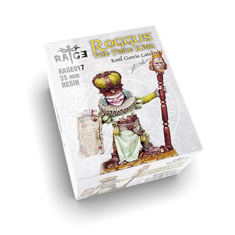 AK Interactive Fantasia Latorre Roggus The Fake King Resin Minature 35mm