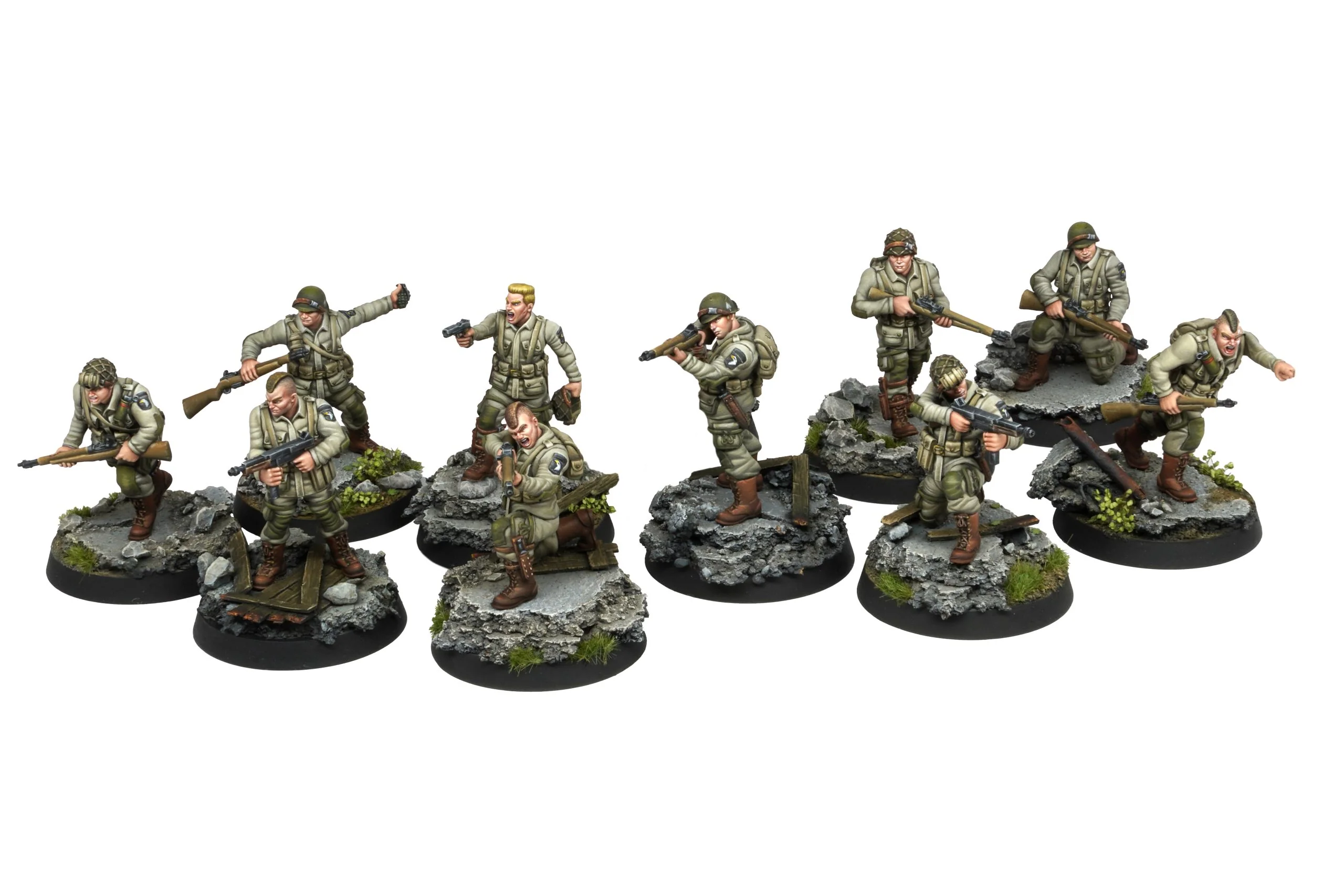 AK Interactive Fortunate Sons Miniature Scale Model 10-Piece Set - 101st Airborne Division - Image 4