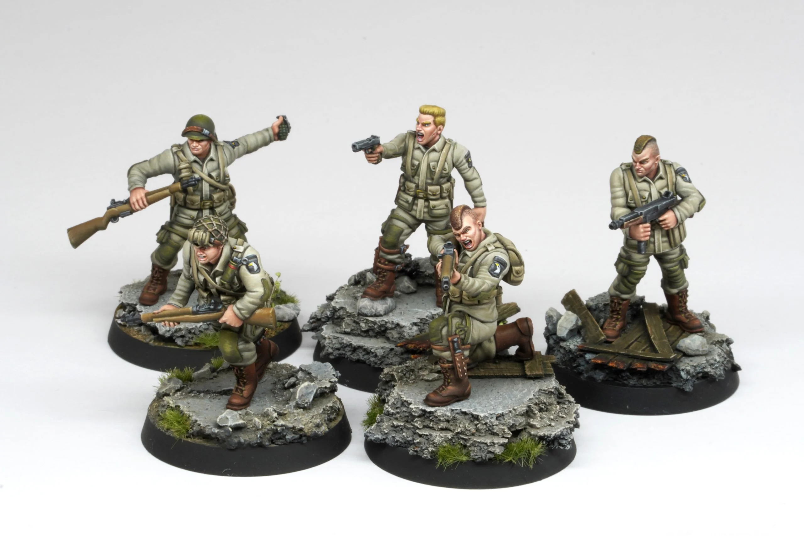 AK Interactive Fortunate Sons Miniature Scale Model 10-Piece Set - 101st Airborne Division - Image 5