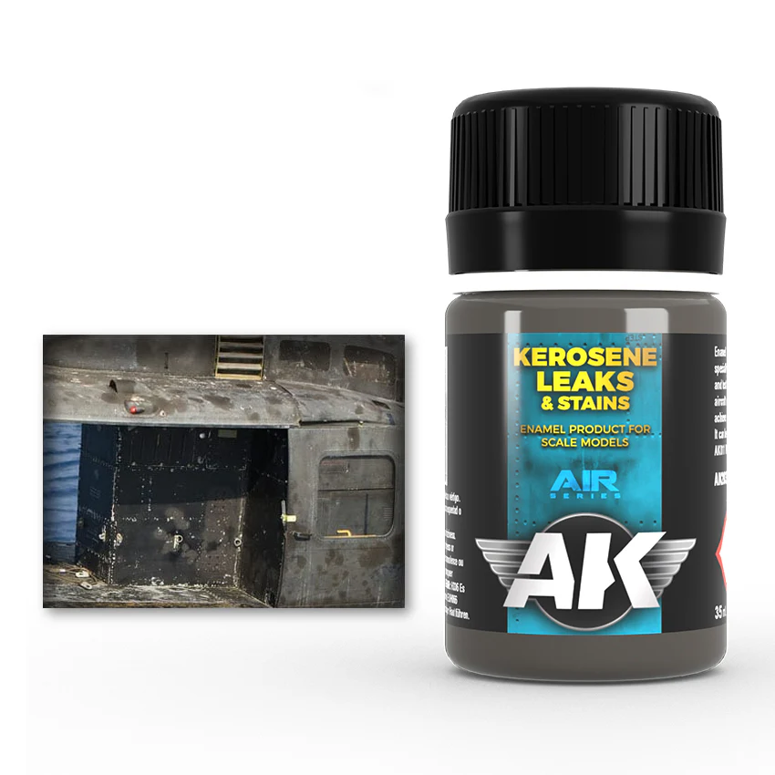 AK Interactive Kerosene Leaks and Stains for Scale Models 35ml
