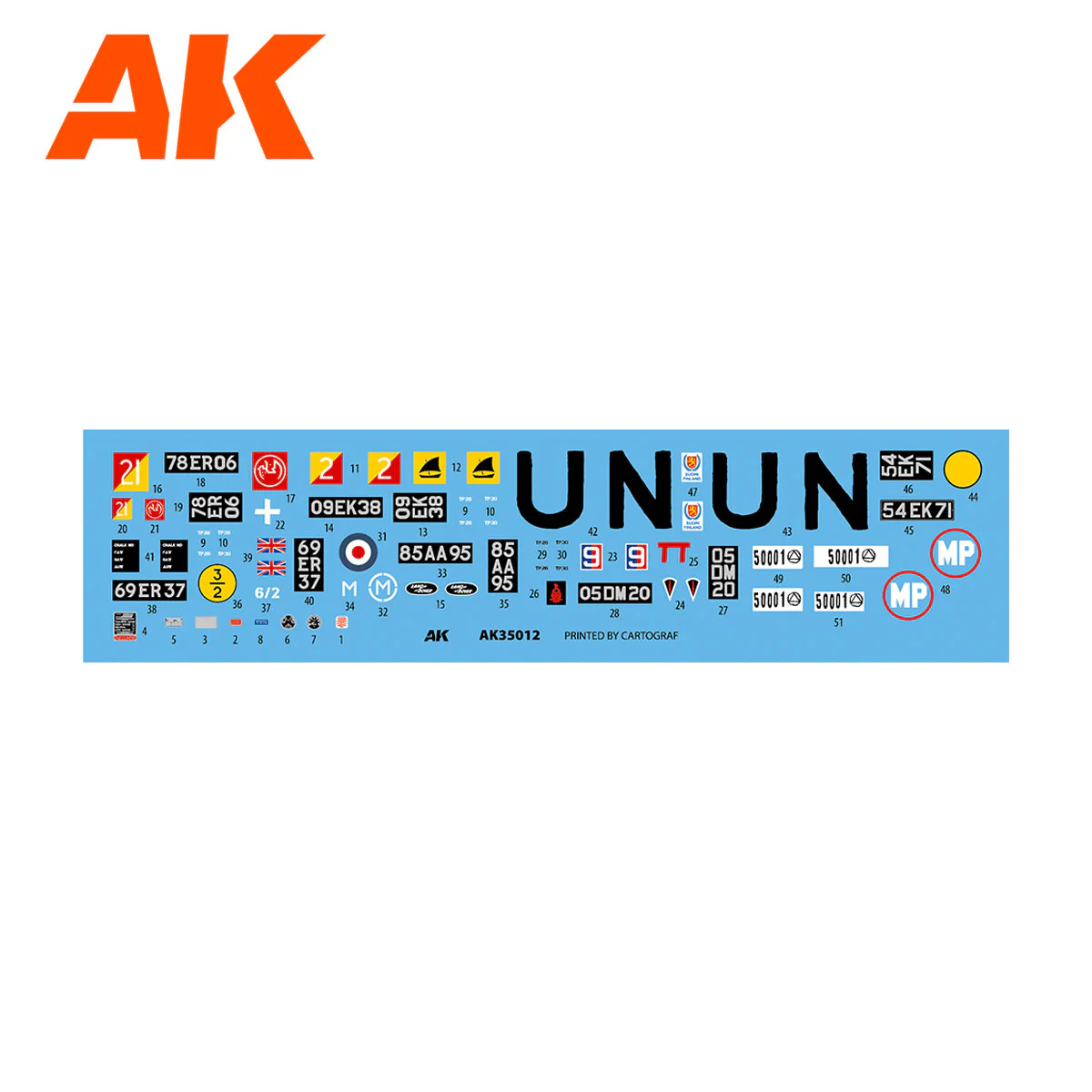 AK Interactive Land Rover 88 Series IIA Rover 8 1/35 Scale Model Kit - Image 15