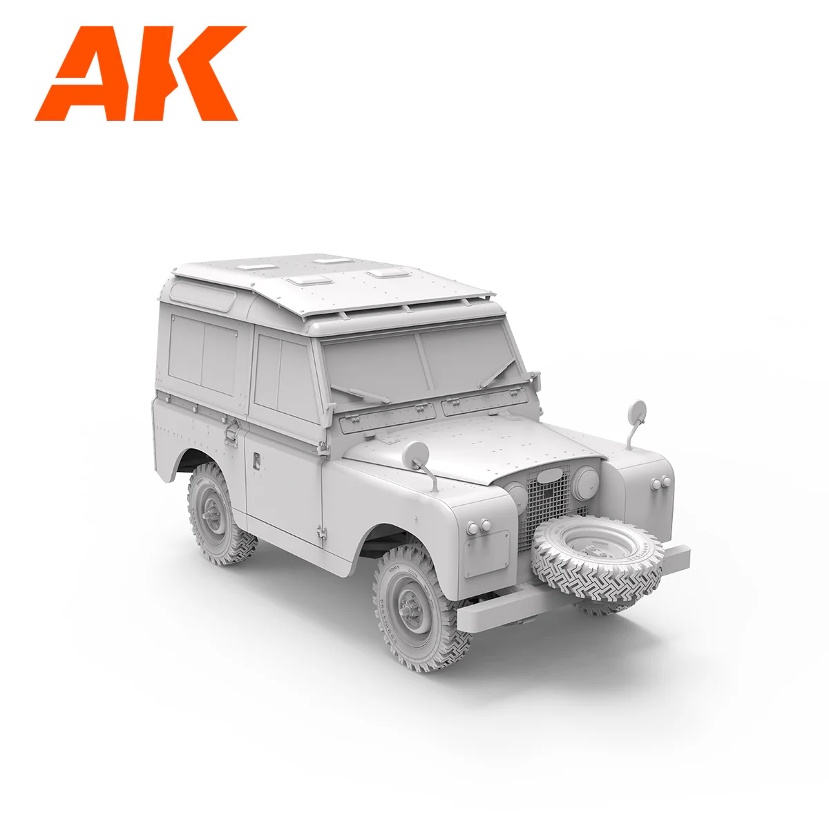 AK Interactive Land Rover 88 Series IIA Station Wagon 1/35 Scale Model Kit - Image 6