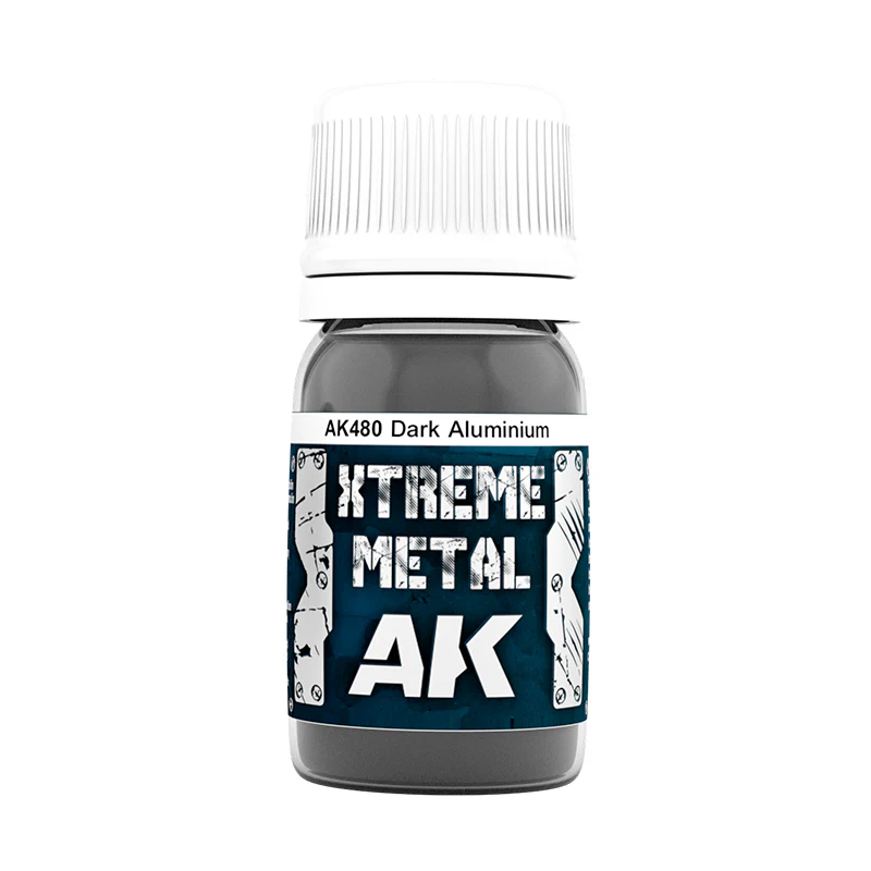 AK Interactive Metallics 35ml - Xtreme Metal Dark Aluminium