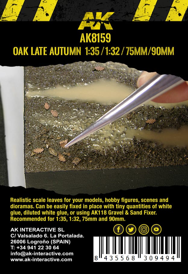 AK Interactive - Oak Late Autumn Leaves 7g - Image 3