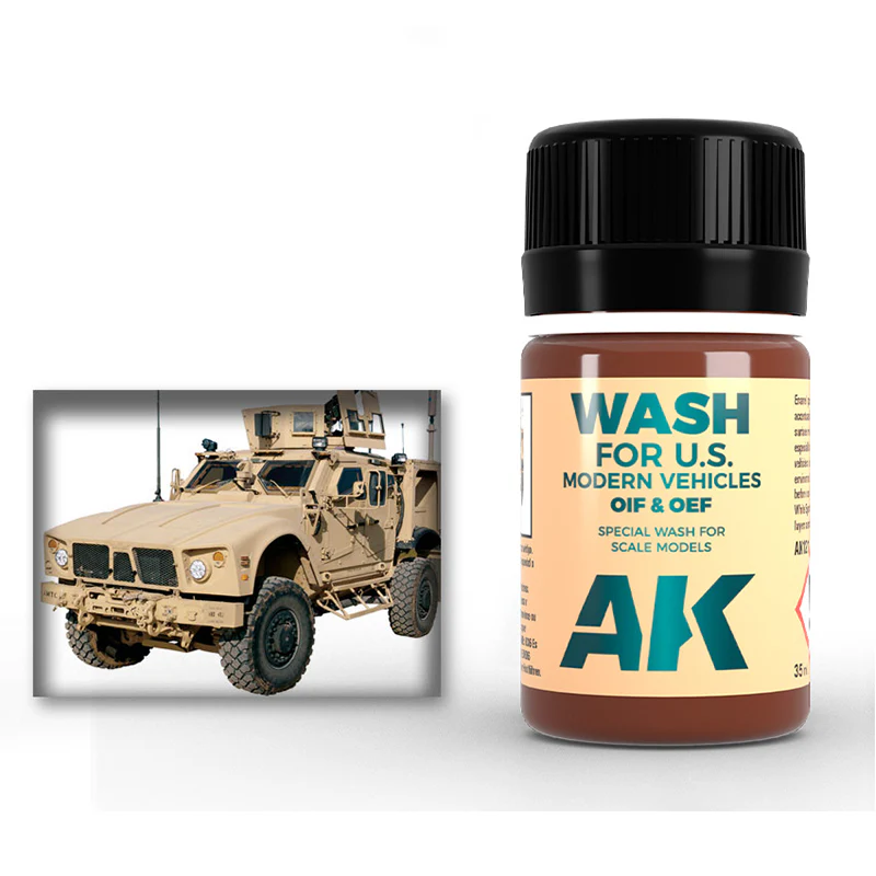 AK Interactive Oif and Oef - US Vehicles Wash 35ml
