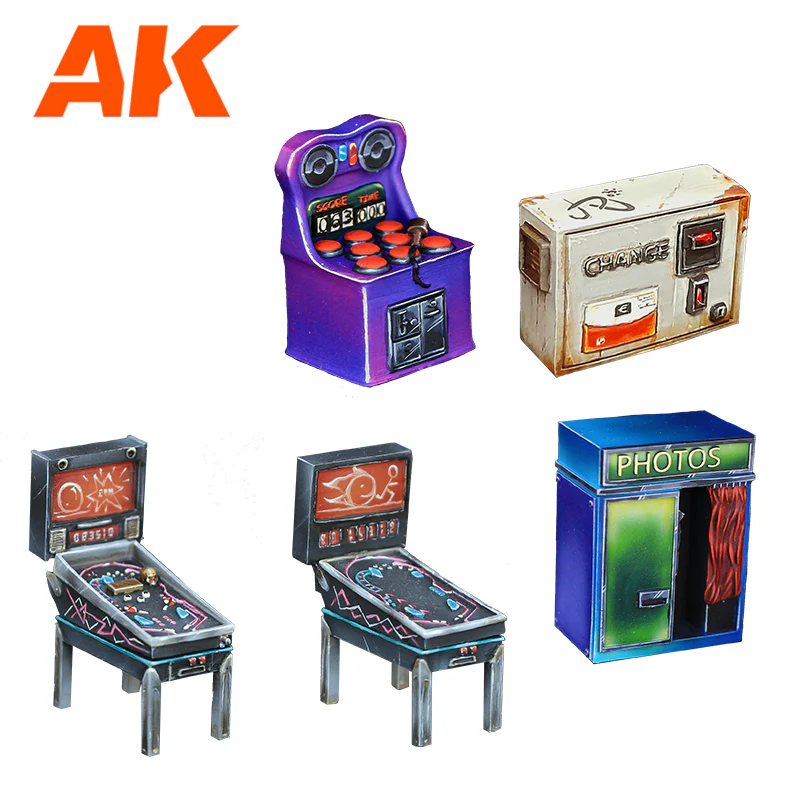 AK Interactive Polyurethane Resin Arcade Wargame Set Compatible with 30-35mm Scale - Image 3