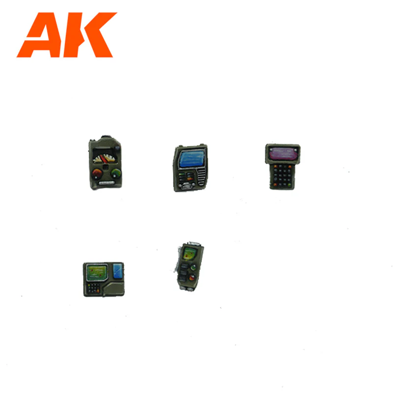 AK Interactive Polyurethane Resin Control Stage Wargame Set Compatible with 30-35mm Scale - Image 3