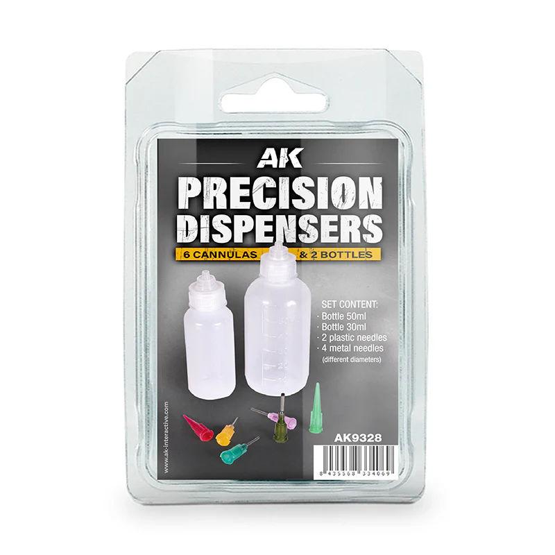Ak Interactive Precision Dispensers (6 Cannulas & 2 Bottles)