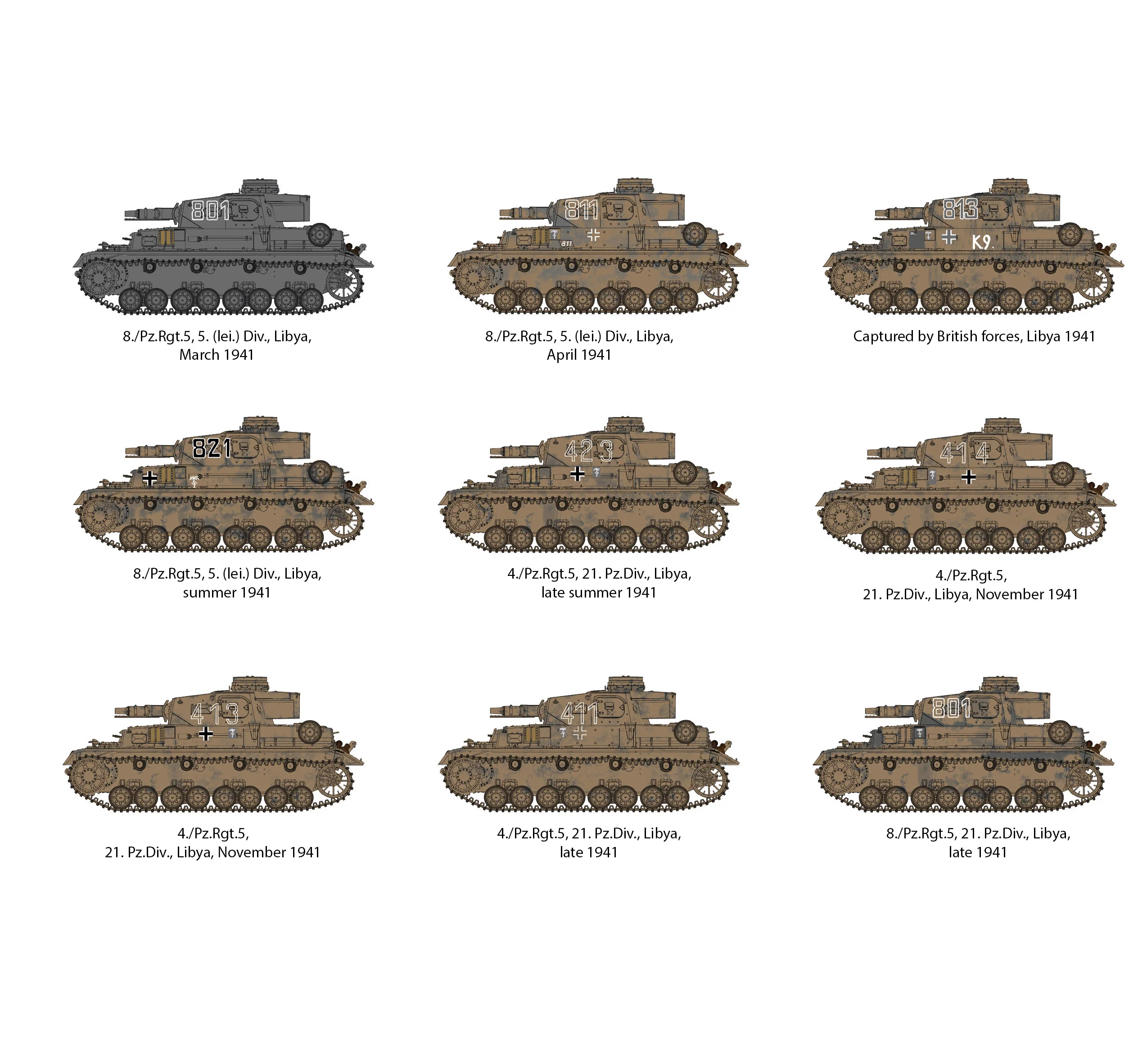 AK Interactive Pz.Kpfw.Iv Ausf.D Afrika Korps + DAK Panzerfahrer 1/35 Scale Model Kit - Image 7